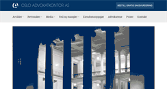 Desktop Screenshot of oslo-advokatkontor.no